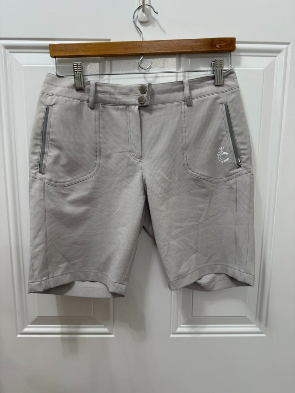 Louis Castel Golf Shorts Women's Size 4/6 Light Tan